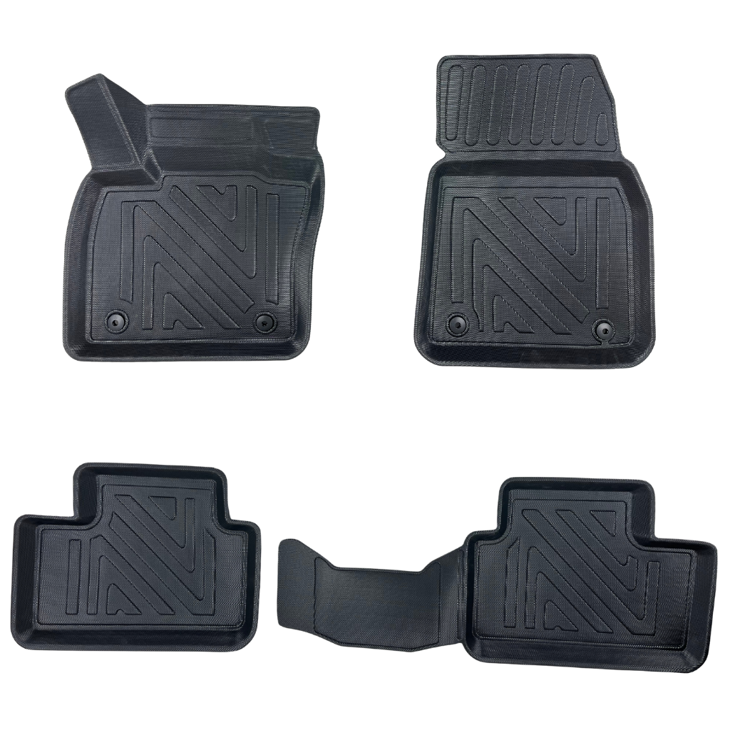 3D Fußmatten für Volvo XC40 | 2018-2026 | Passt nicht in Elektro | Carbonfaser-Optik 1